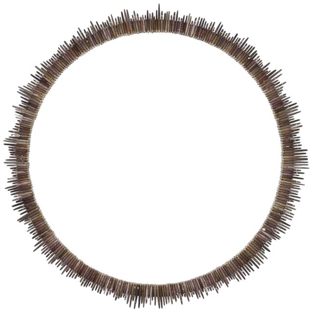 Uttermost® Uttermost Tiger Sea Urchin Brown Round Mirror-0