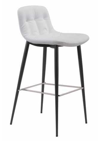 Zuo® Modern Tangiers White Bar Chair-0