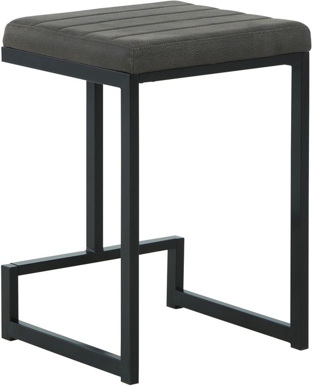 Signature Design by Ashley® Strumford Gray/Black Bar Stool-1