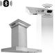 ZLINE 24" Stainless Steel Wall Mounted Range Hood with CrownSound® Bluetooth Speakers-2