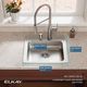 Elkay Lustertone® Classic Lustrous Satin 19-1/2" x 19" x 5" 2-Hole Single Bowl Drop-In ADA Sink-4
