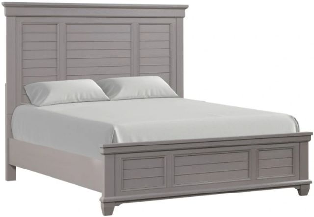 New Classic® Home Furnishings Jamestown Gray California King Panel Bed-0
