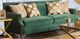 Furniture of America® Verdante Emerald Green Sofa-0