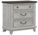 Liberty Furniture River Place Riverstone White/Tobacco Nightstand-0