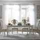 Liberty Furniture Magnolia Manor Weathered Bark Rectangular Dining Table with Antique White Base-1