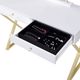 ACME Furniture Coleen Gold/White Vanity Desk-4