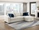 Homelegance® Isla 2-Piece Beige Sectional with Reversible Chaise-1