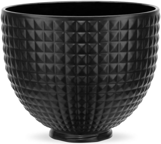 KitchenAid® 5 Quart Black Studded Ceramic Bowl