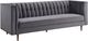 TOV Furniture Sebastian Grey Velvet Sofa-0