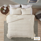 Olliix by Urban Habitat Mercer 3 Piece Ivory Full/Queen Cotton Chenille Coverlet Set-5