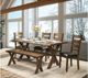 Mazin Furniture Pandora Warm Oak Brown Dining Table-2