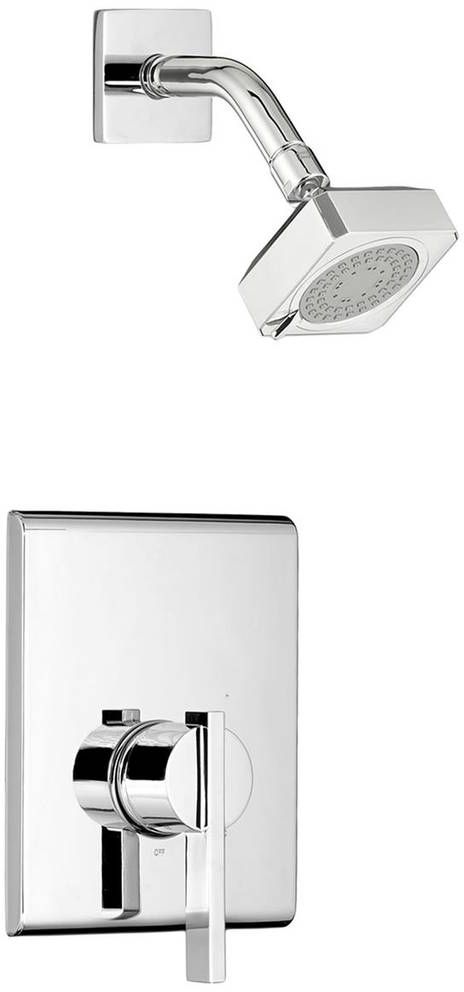 American Standard Times Square® Polished Chrome Shower Only Trim Kit with Pressure Balance Cartridge-0