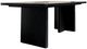Nest Home Collections Reed Ebony Black Rectangular Dining Table-0