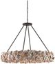 Currey & Company Oyster Shell Natural Chandelier-1