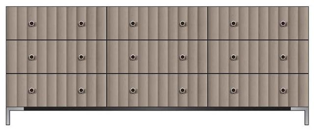 Country View Woodworking Customizable American Modern 84" 9-Drawer Dresser-0