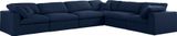 Navy Linen Fabric
