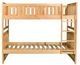 Mazin Furniture Bartly Natural Full/Full Youth Bunk Bed-0