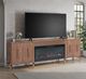 Legends Home Tranquility Walnut 94" Fireplace Console-1