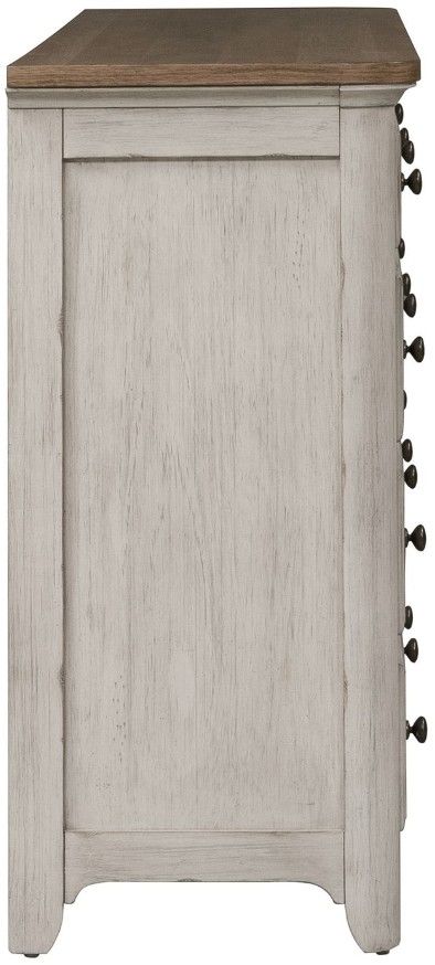 Liberty Furniture Farmhouse Reimagined Antique White/Chestnut Dresser-3