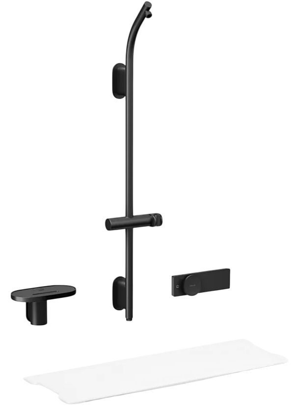 KOHLER® Anthem™ EvoCycle™ Matte Black Hybrid Smart Shower System for Showerhead and Handshower-0