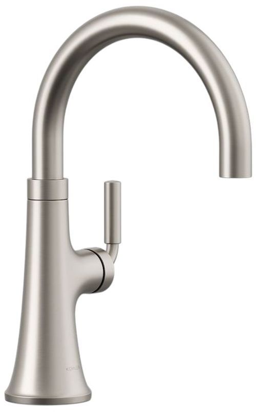 KOHLER® Tone® Vibrant Stainless Single-Handle Bar Sink Faucet-0