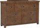 Legends Home Montana Dove Rustic Dresser-0