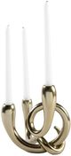 Furniture Classics Christi 2-Piece Gold Candle Holder Set-2