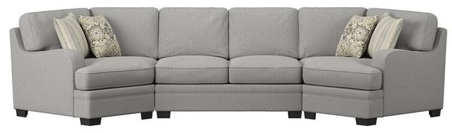 Emerald Home Analiese 3-Piece Light Gray Cuddler Sectional-3