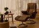 Stressless® by Ekornes® Customizable Mayfair Large Manual Recliner and Ottoman with Signature Base-1