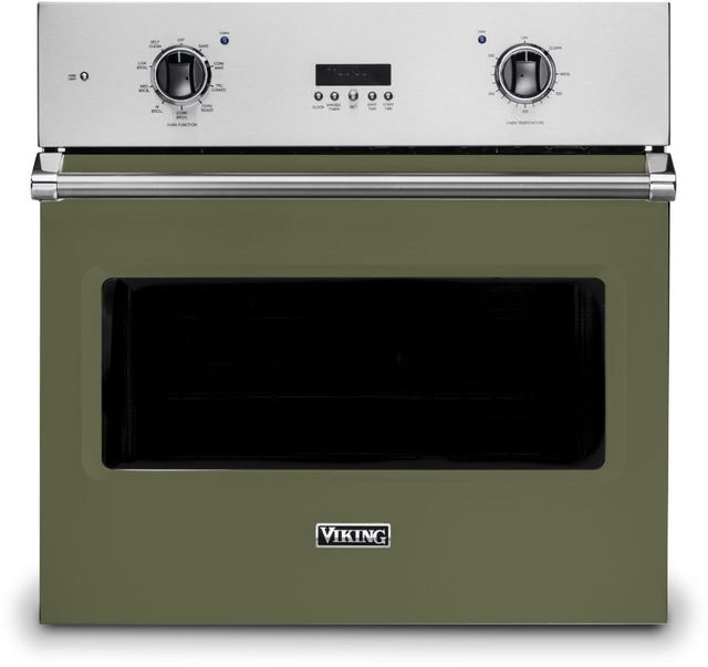 Viking® Professional 5 Series 30" Cypress Green Built In Single Electric Select Wall Oven-0