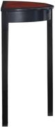 Linon Camden Cherry Console Table with Black Base-4