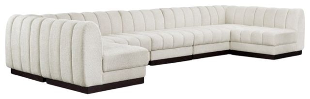 Meridian Furniture Quinn 7-Piece Cream Modular Sectional-0