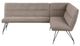 Coaster® Dodson Taupe Upholstered L-Shaped Nook Dining Bench-1