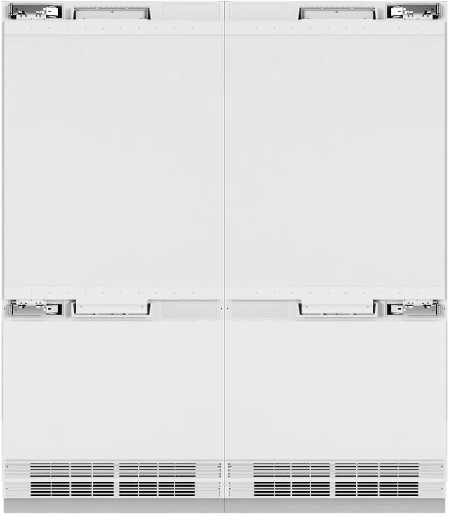 ZLINE 72" 39.6 Cu. Ft. Panel Ready Built-In French Door Refrigerator with Water Dispensers and Ice Makers-1