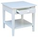 John Thomas Furniture® Destination Spencer Pure White End Table-2