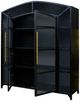 Stylecraft Ebony Large Showcase Cabinet-1