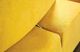 Furniture of America® Stavanger Yellow 2-Seater with Square Ottoman-3