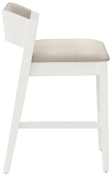HH2 Home Dresden Beige/White Counter Stool-2