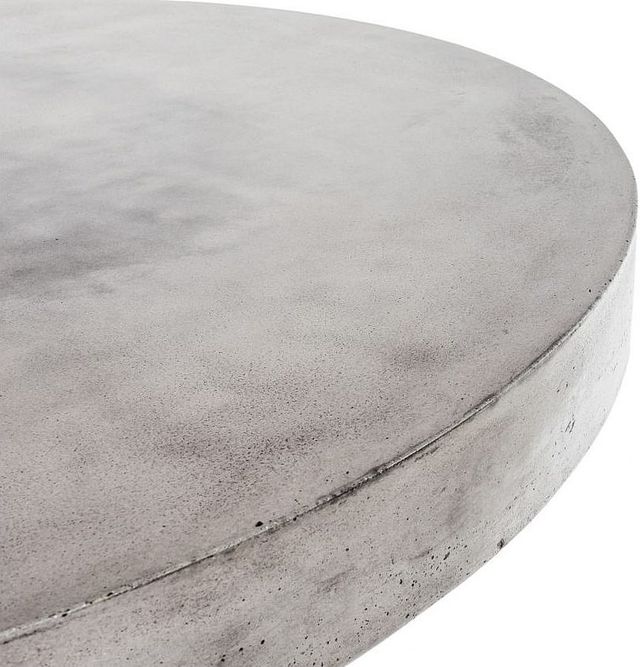 Moe's Home Collection Cassius Dark Grey Fiberstone Outdoor Round Dining Table-1
