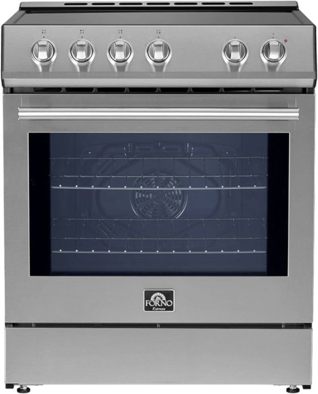 FORNO® Leonardo 30" Stainless Steel Pro Style Induction Range-3