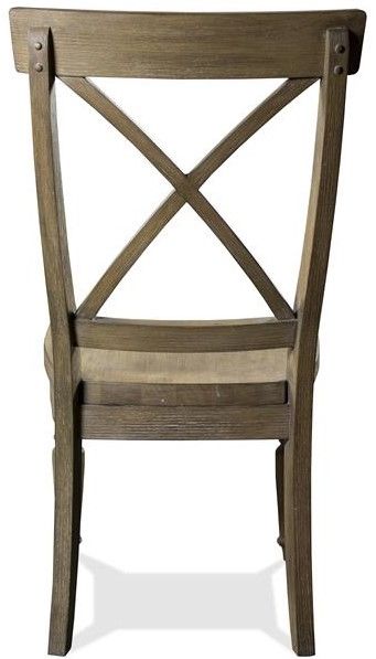 Riverside Furniture Sonora Snowy Desert X-Back Dining Side Chair-3