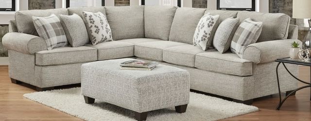 American Wholesale Furniture Mallory 2-Piece Ash L-Shape Sectional-1
