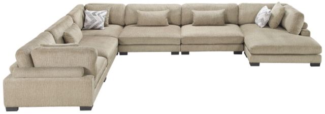Homelegance® Tinley 6-Piece Brown Modular Sectional and Chaise-2