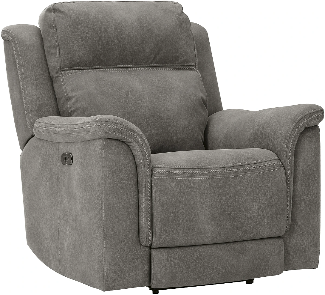 【SALE】EXILE NAOTO #6771 Mindanao Dual Power Leather Reclining Sofa and Loveseat | Ashley