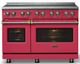 Viking® 5 Series 48" Valentine Pro Style Induction Range with Brushed Brass Trim-4