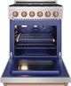 Thor Kitchen Gordon Ramsay Collection 30" Stainless Steel Pro Style Gas Range with Precision Knob Control and Rose Gold Trim-1