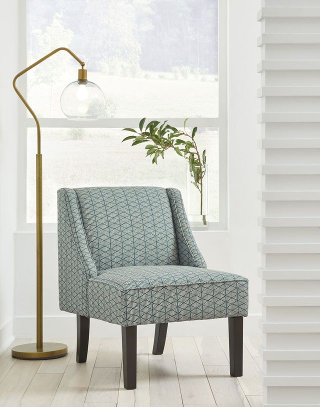 Signature Design by Ashley® Janesley Teal/Cream Accent Chair-2