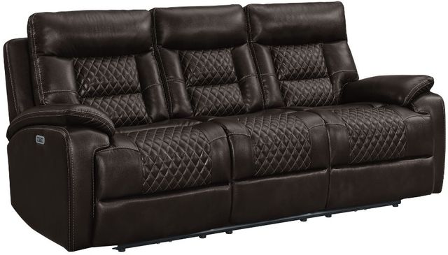 Elements International Trinidad 2-Piece Pebble Brown Power Reclining Living Room Reclining Seating Set-1