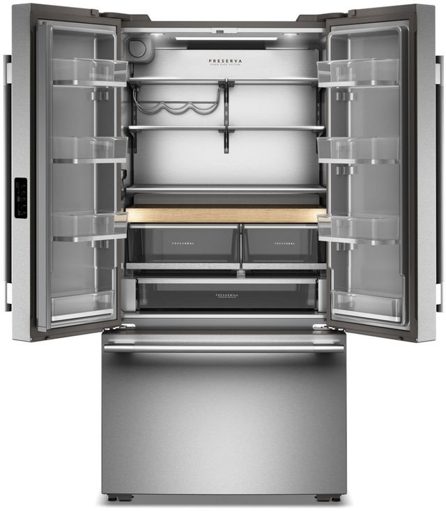 KitchenAid® 36" 24.8 Cu. Ft. PrintShield™ Stainless Steel Counter Depth French Door Refrigerator with Internal Water Dispenser-1