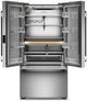 KitchenAid® 36" 24.8 Cu. Ft. PrintShield™ Stainless Steel Counter Depth French Door Refrigerator with Internal Water Dispenser-1